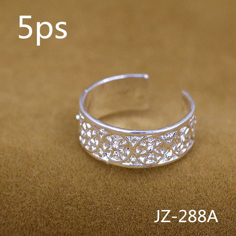 Кольцо женское летнее открытое в виде подсолнуха простая бижутерия 5 шт.|foot