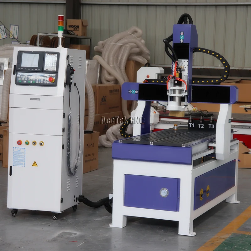 CNC 6090 кВт atc водяной охлаждающий шпиндель маленький металлический автоматический