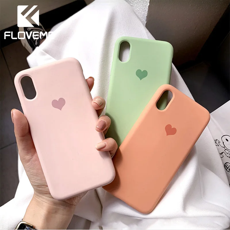 Мягкий силиконовый чехол FLOVEME для iPhone XR XS MAX X 7 8 6 6s Plus светящиеся Мягкие
