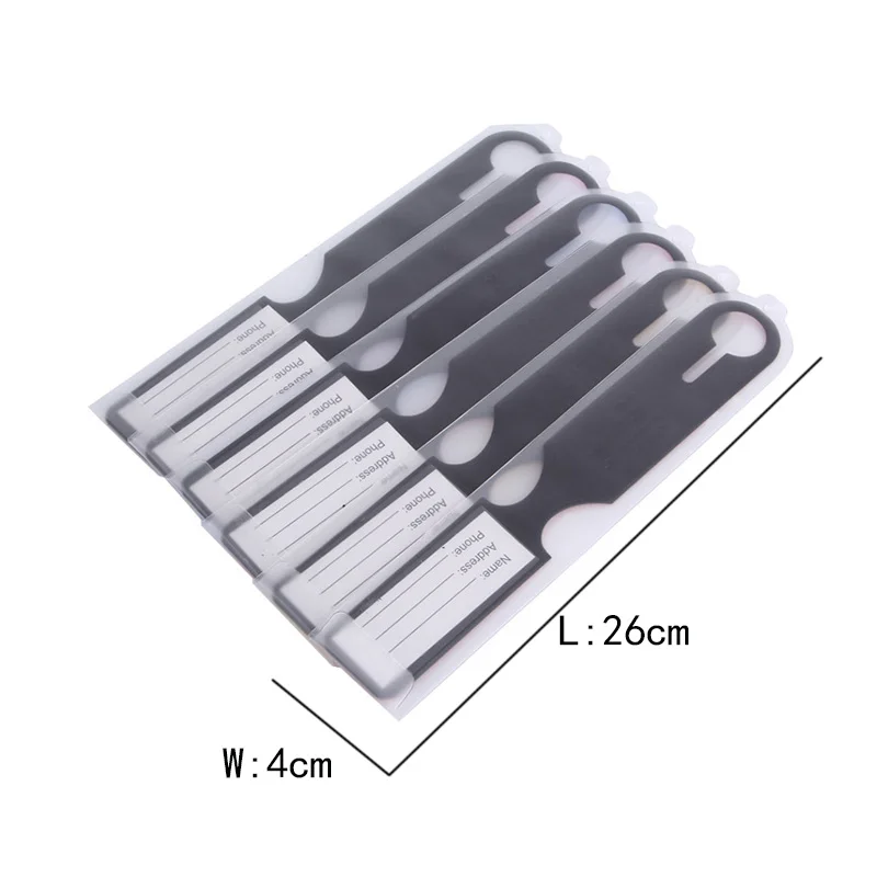 

PVC Travel Luggage Cover ID Name Address Identify Tags Label Straps Suitcase Baggage Boarding Tags Airplane Travel Accessories
