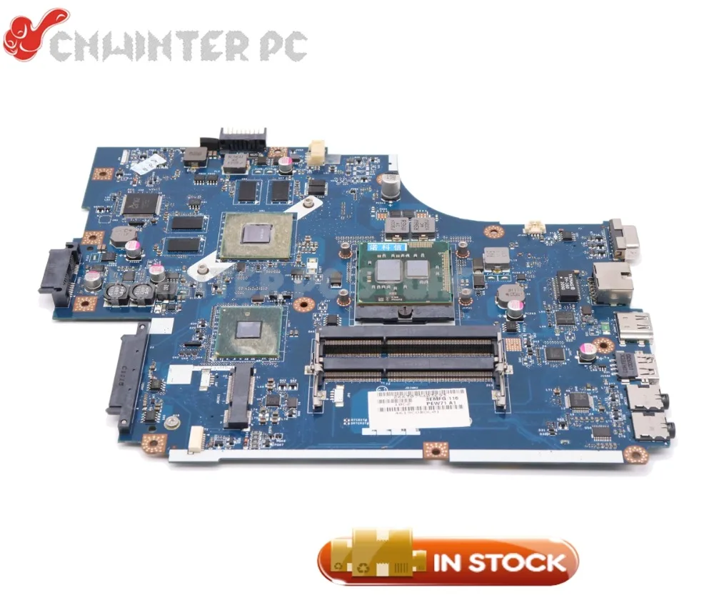 NOKOTION для acer aspire 5742 5742G материнская плата для ноутбука HM55 DDR3 GT540M 1 ГБ Бесплатный процессор MBRB902001 PEW71 LA-5894P