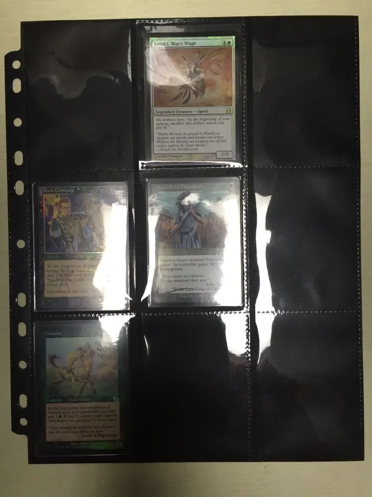 Карточки для настольных игр 30 страниц 2 стороны 9 карманов|trading card protector|card protectorpocket