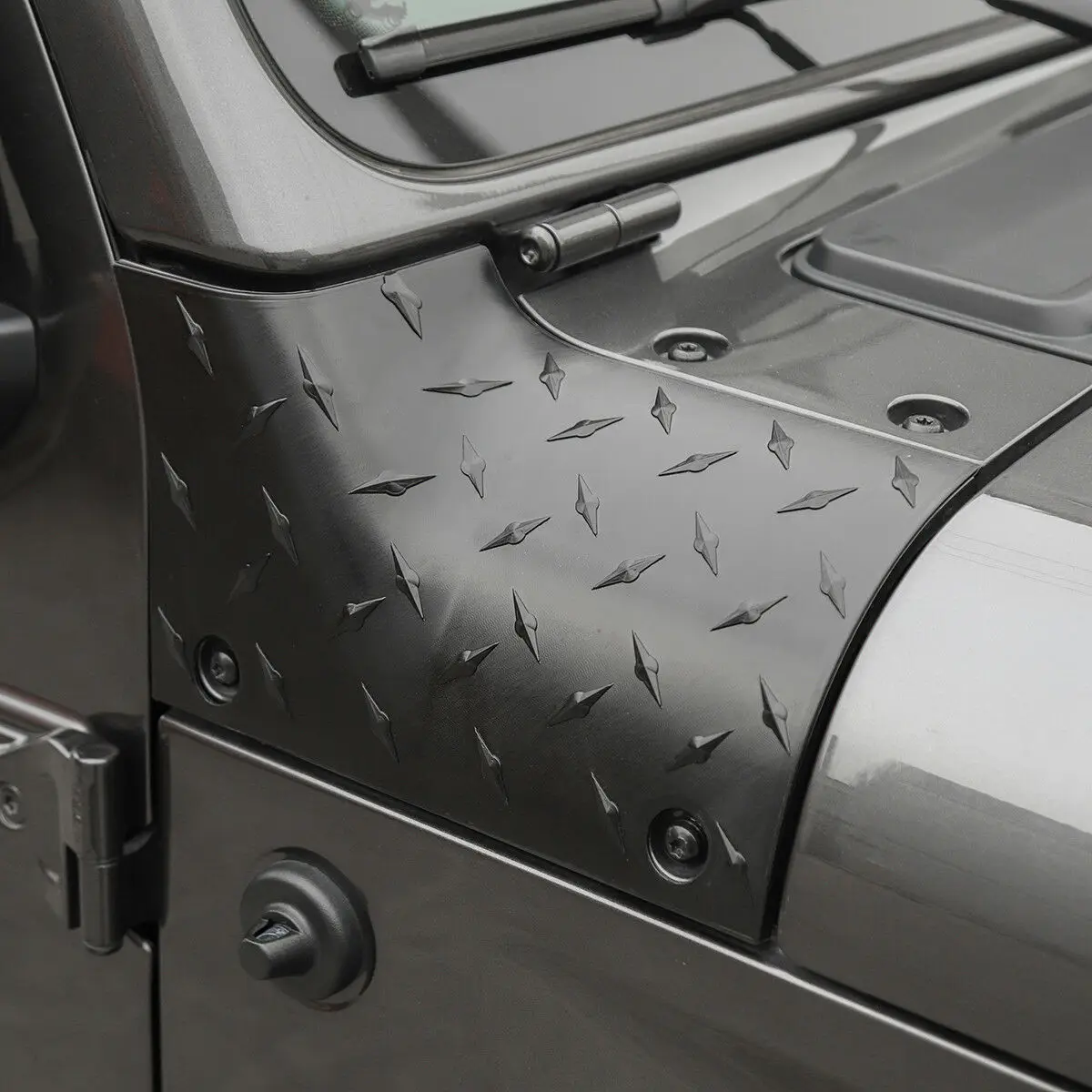 Новый боковой корпус из АБС-пластика черный для Jeep Wrangler JL JLU 2018 2019 2 шт. | Автомобили