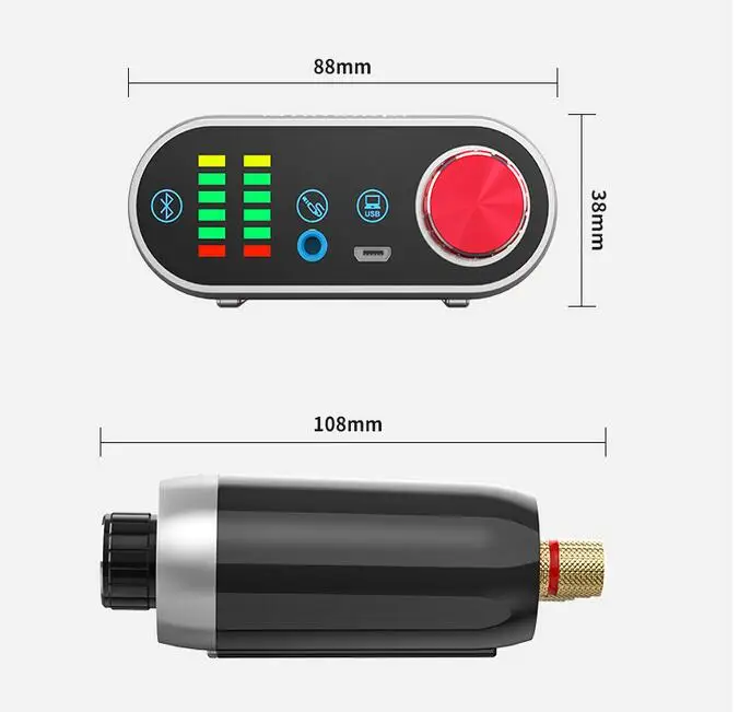 Цифровой усилитель мощности Bluetooth 5 0 стерео 50 Вт + Hi Fi звука класса D звуковая карта