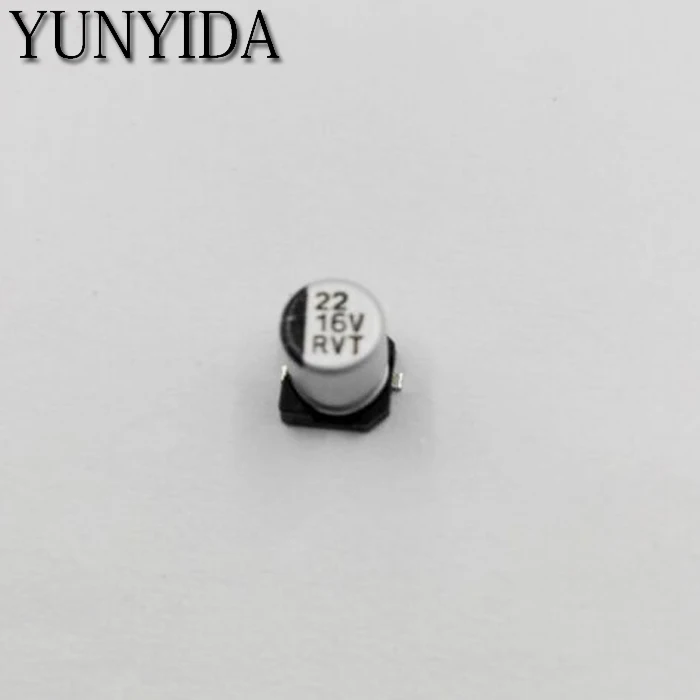 

Free Shipping 20pcs 16V 22UF 4*5.4mm SMD Aluminum Electrolytic Capacitor