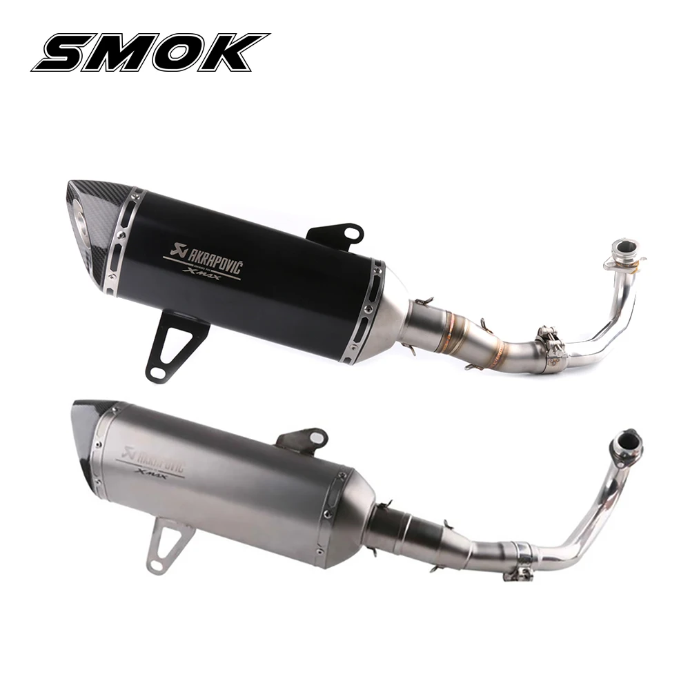 SMOK для Yamaha Xmax 250 300 2017 2018 мотоцикл Нержавеющая сталь углеродного волокна дБ убийца
