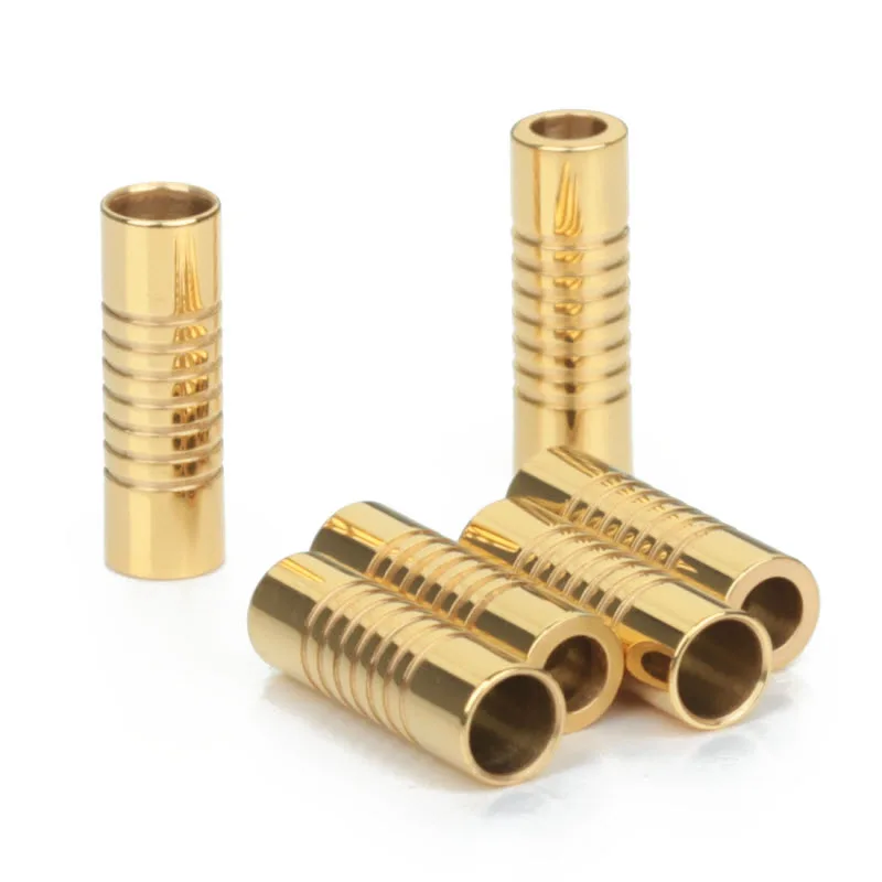 8mm gold clasps 5 шт. круглые магнитные застежки из нержавеющей стали серебряный тон золотой разъем подходит для 2 мм 3 мм 4 мм 6 мм 8 мм кожаный шнур фурнитура для браслетов - Цвет: 8mm gold clasps