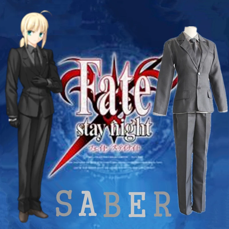 

Костюм для косплея аниме «Fate stay night/Fate Zero cos», популярный костюм для косплея по мотивечерние аниме Хэллоуина, судьбы, ночи, судьбы, рубашки, галстука