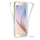 360 полная защита корпуса защита от повреждений при Гибридный чехол из мягкого ТПУ для чистки чехол для Galaxy A8 плюс 2018 S9 S8 S7 край S6 J5 2017 J3 J7 A3 A5 Note 8