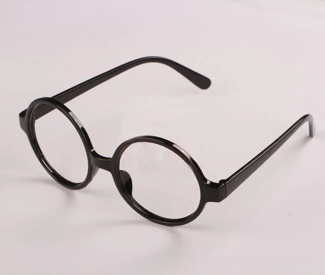 Круглые оправы для очков Harri Potter cosplay, оправы для очков, винтажные оптические женские прозрачные черные очки, мужские очки