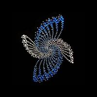 2pclot patches design stone iron on crystal transfers design hot fix rhinestone motif strass iron iron on applique patches