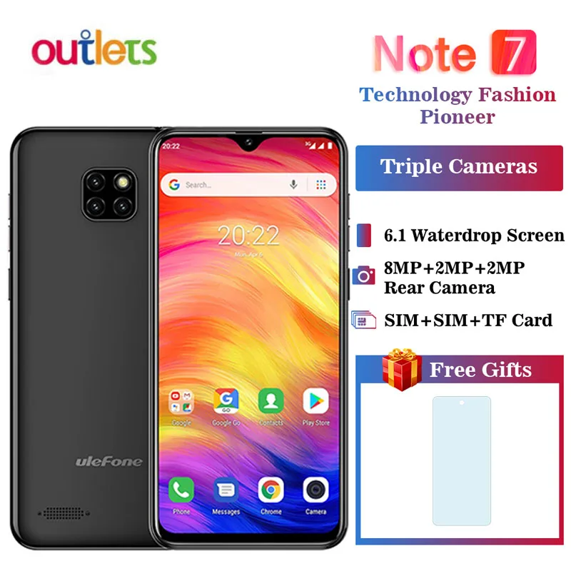 Смартфон Ulefone Note 7 1+16ГБ 3 цвета|Смартфоны| |