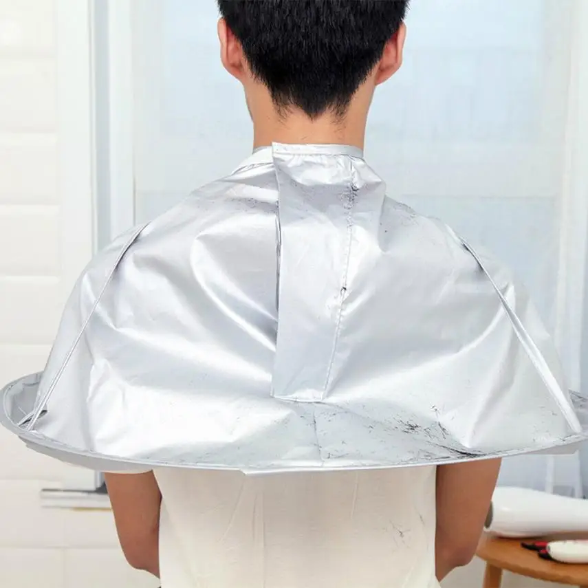 DIY накидка для стрижки волос накидка-зонтик Салон Парикмахерская и домашние стилисты с помощью