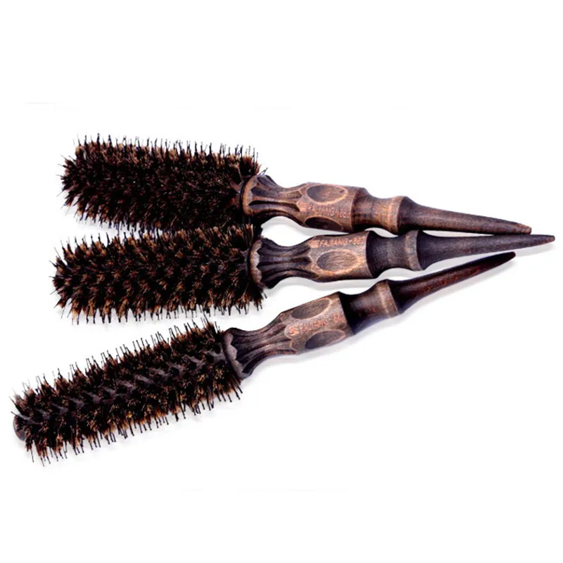 1 шт. круглая Антистатическая расческа для волос с деревянной ручкой|Расчески| |