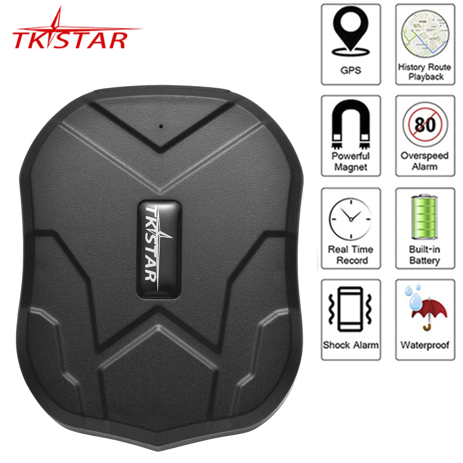 GPS трекер TKSTAR TK905 5000 мАч 90 дней в режиме ожидания 2G автомобильный локатор