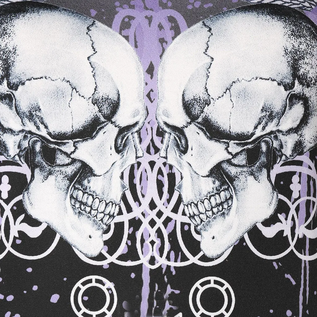 Бесплатная Страусиная Женская футболка без рукавов с рваным принтом черепа