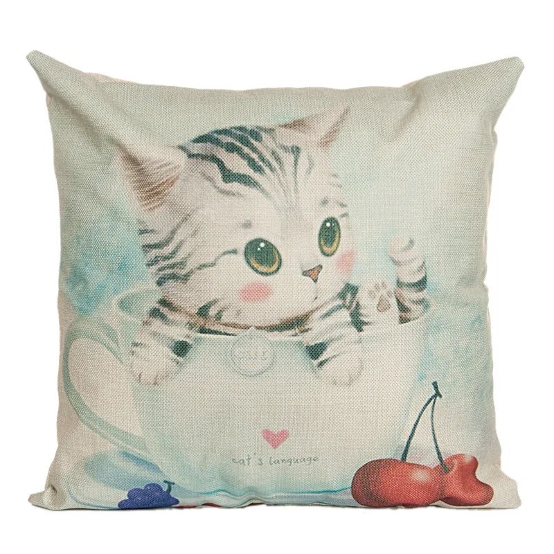 Наволочка из хлопка и льна с вышивкой 45 х45 см|cushion cover|cushion cover patternpattern cushion covers |