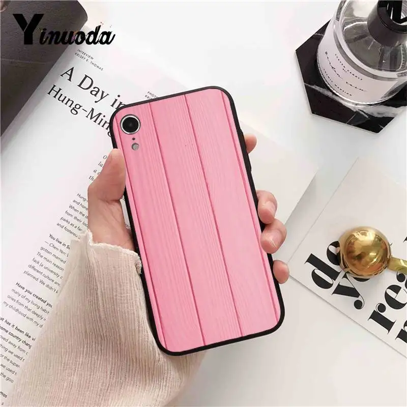 Yinuoda Chic Pink Marble Pretty design Silicone Phone Case Cover for iPhone 8 7 6 6S 6Plus X XS MAX 5 5S SE XR 11 pro max | Мобильные