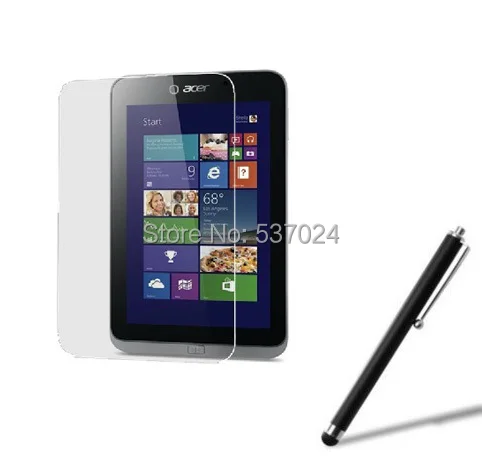 Новая прозрачная защитная пленка для ЖК экрана + стилус сенсорная ручка Acer Iconia W4