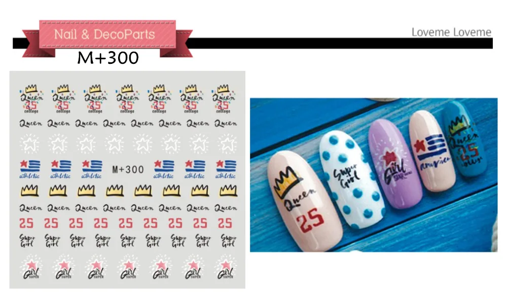 Модные детские милые наклейки с рисунками из мультфильмов для девочек 5 листов