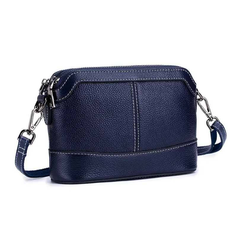ABL-6170 Navy Blue Бренд San Maries, маленькая сумка на плечо для женщин, сумки Mssenger, женские сумки из натуральной кожи, большая Вместительная женская сумка через плечо - Цвет: ABL-6170 Navy Blue