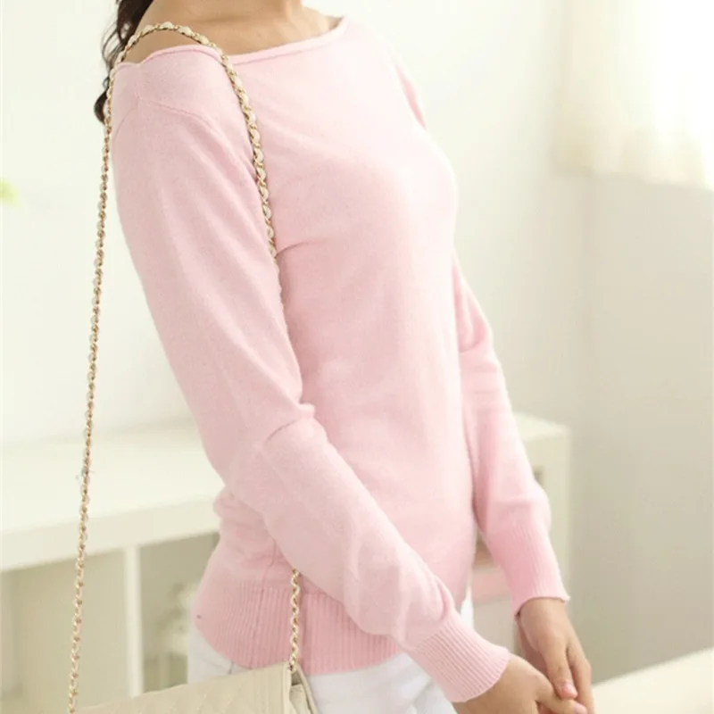 new sweater women wool sexy pullover casual spring autumn basic ladies | Женская одежда