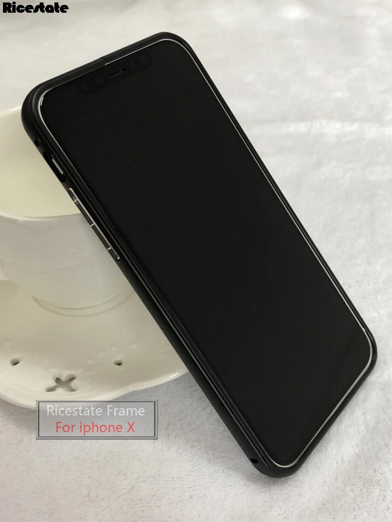 Металлический Ультратонкий чехол рамка s для iphone X XS MAX XR Роскошный Алюминиевый