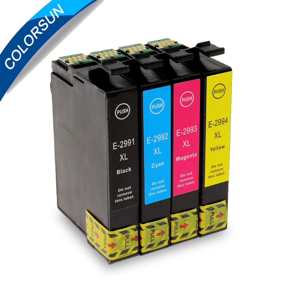 Colorsun Кабельный тестер кабеля 8 шт. T2991 совместимые картриджи для Epson XP-235 XP-332 XP-335