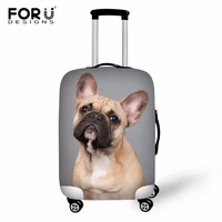 forudesigns bulldog case cover thick elastic luggage protective cover suit for 18 30 inch trunk case travel suitcase covers bags