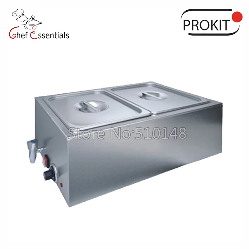 

PKLH-165BT-2 Electric bain marie GN 1/2 #201stainless steel soup food warming machine for hotel buffet kitchen