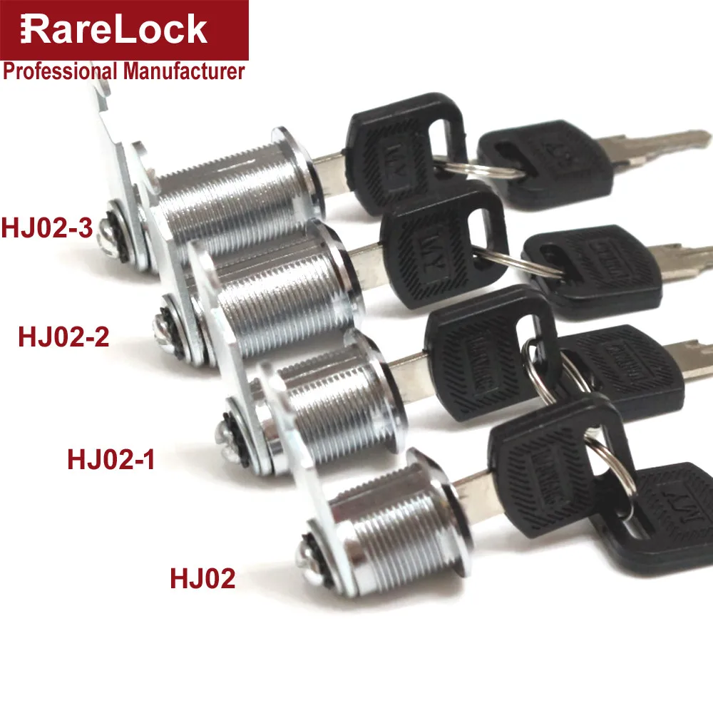 Rarelock 4 Размеры ящик Безопасности Cam цилиндр замка двери для почтового ящика, шкафа ящик для инструментов замок с 2 кнопками замки оборудования