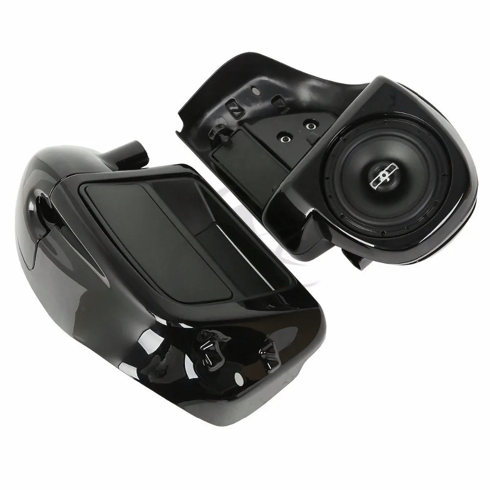 

Painted 6.5" Speaker Box Pod Lower Vented Fairing For Harley Touring Models Electra Street Glide Ultra Road King 14-18 17
