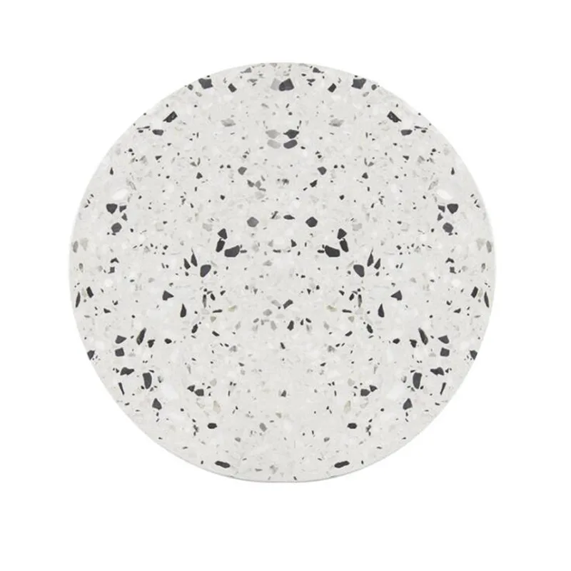 Винтажная креативная круглая настенная лампа Terrazzo светодиодная для гостиной