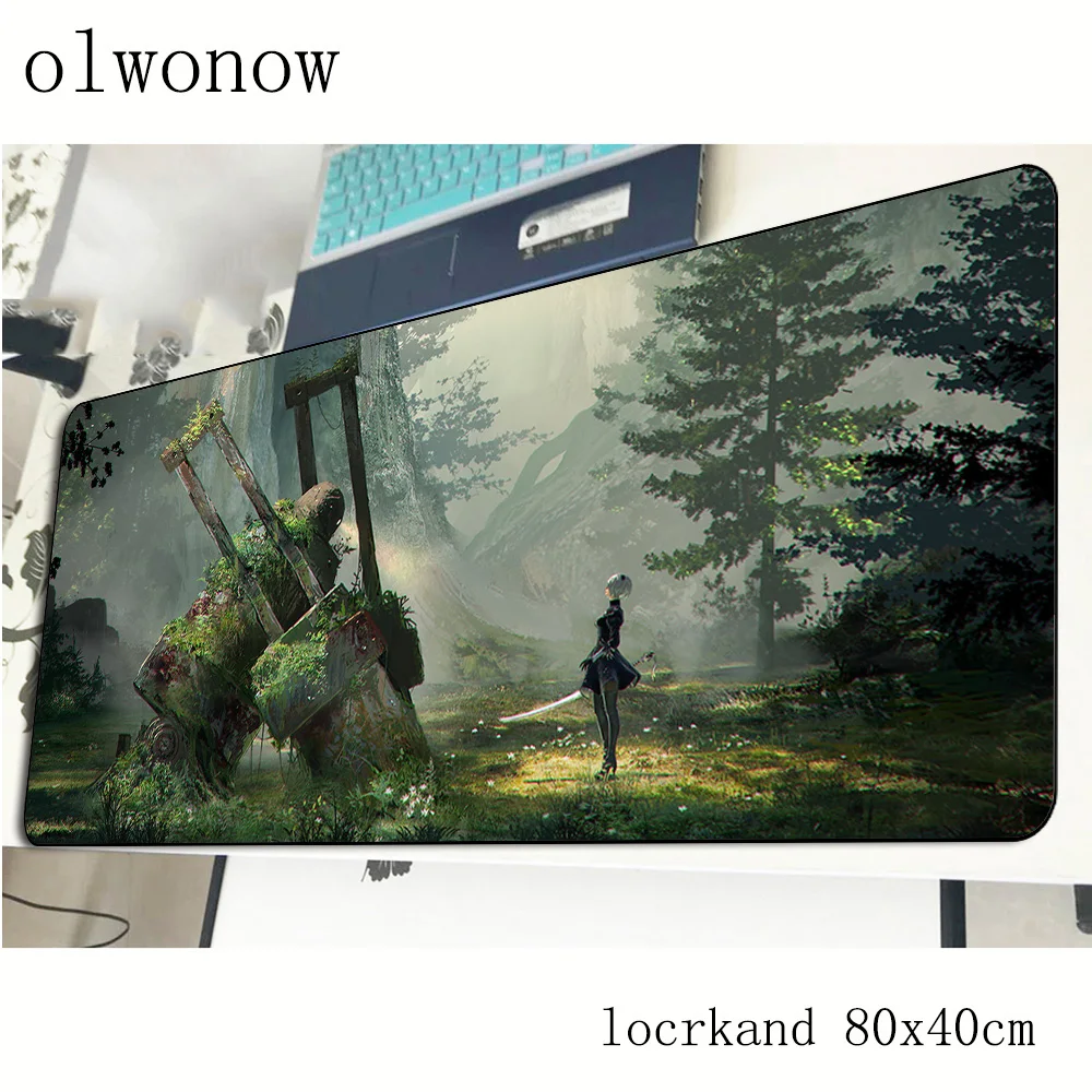 Коврик для мыши nier automata игровой коврик 800x400x3 мм большой компьютерного стола |