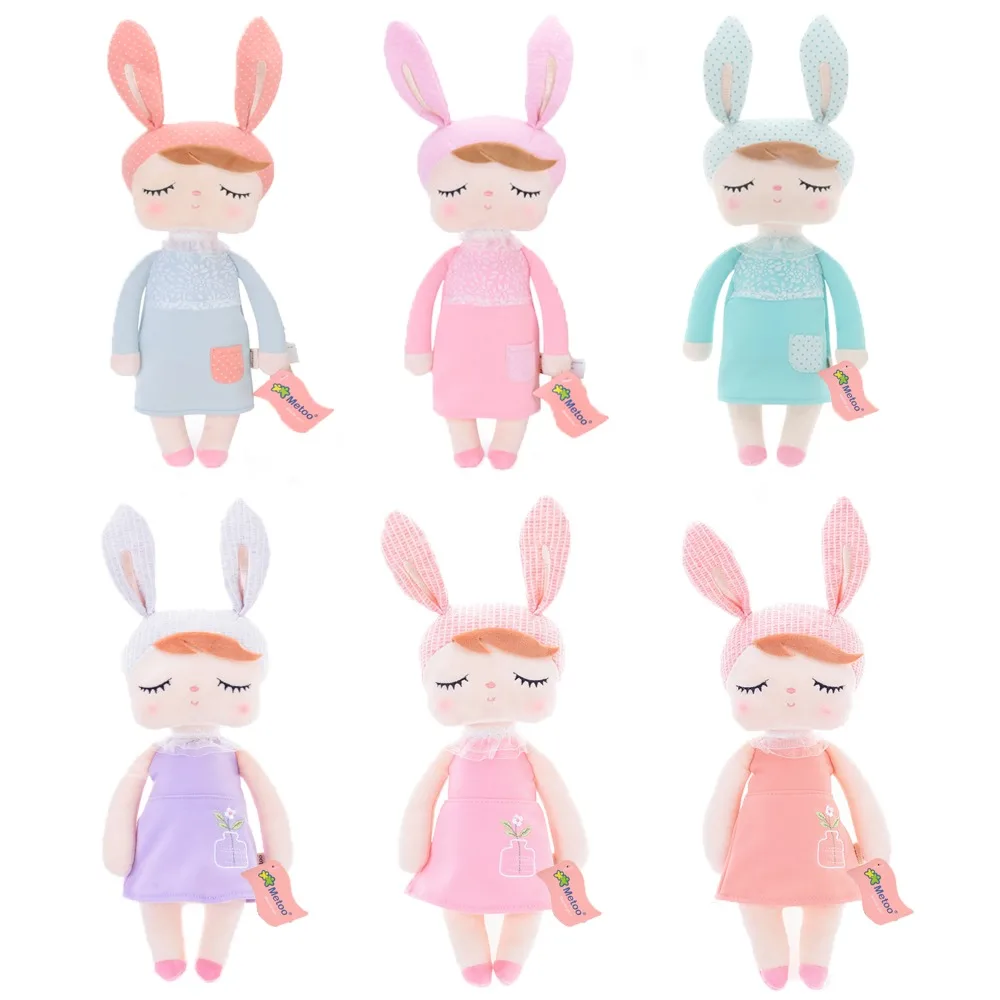 Куклы Metoo Angela мягкие игрушки с кроликом Плюшевые Kawaii Детские Мультяшные