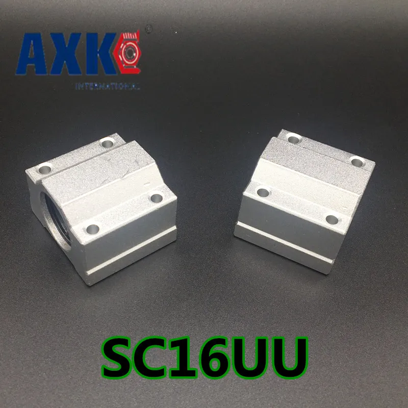 Линейная направляющая AXK бесплатная доставка новинка Axk 4 шт. Sc16uu Scs16uu 16 мм