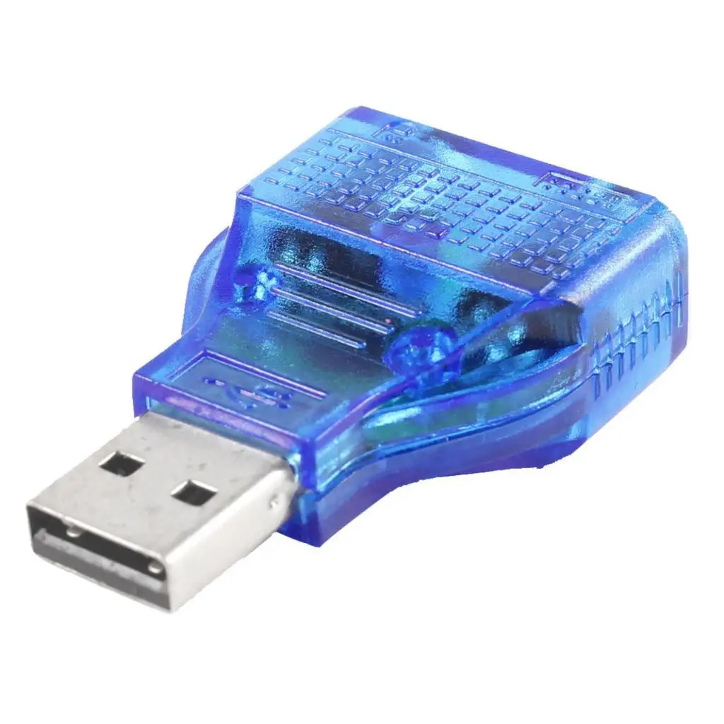 2016 новая синяя мышь клавиатура USB A папа к двойному PS/2 гнездовой разъем адаптера| |