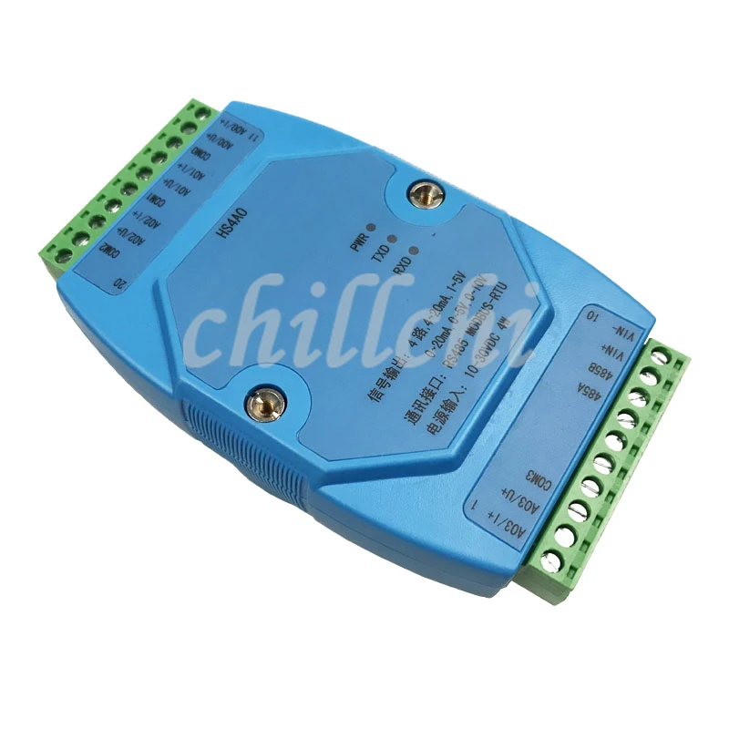 Аналоговый выходной модуль Modbus RS485 0-20 мА/4-20 мА/0-5 В/1-5 В/0-10 в | Электронные