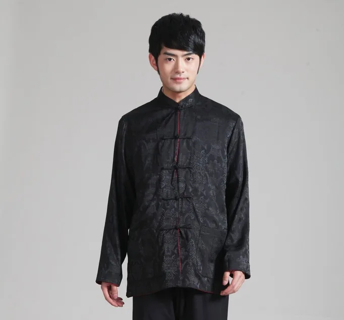 Костюм с длинными рукавами в стиле Танг Китайская классическая Двусторонняя