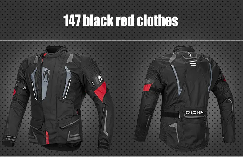 RICHA moto cross suit защитная накладка зимняя куртка для мотокросса куртка для верховой езды штаны Защитные комплекты для мотоциклистов