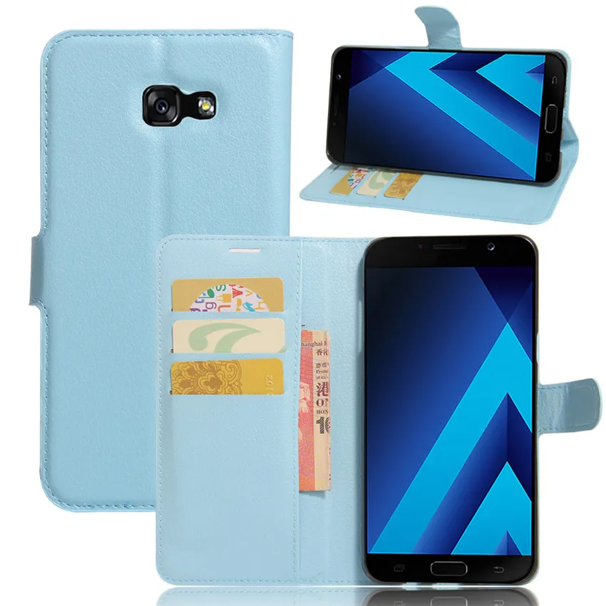 Чехол для телефона Samsung A7 2016 2017 2018 Флип PU кожаный бумажник сумка чехол Galaxy A710 A720