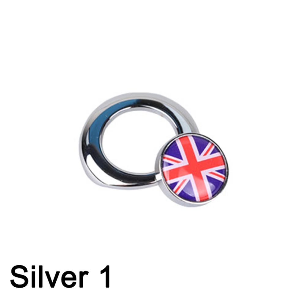 Silver 1 Двигатель один старт стоп крышка нажимной кнопки крышка украшения для 2nd Gen MINI Cooper one s coutryman R55 R56 R57 R58 R59 автомобиль-Стайлинг - Название цвета: Silver 1