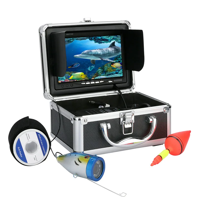 Камера для подводной рыбалки GAMWATER видеокамера 7 &quotHD 1000TVL 12 шт инфракрасная лампа