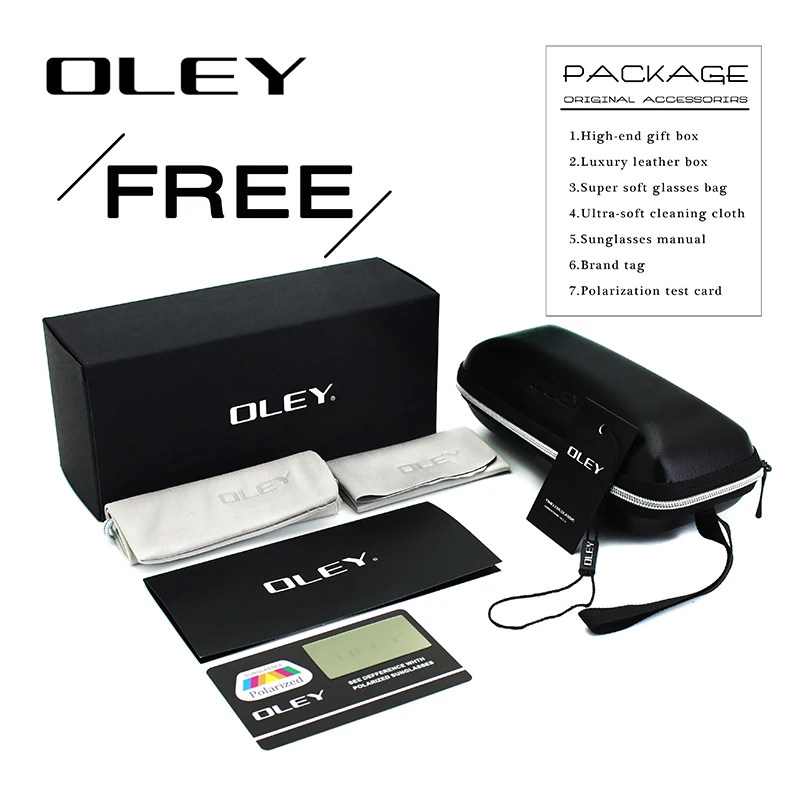 Солнечные очки OLEY поляризационные для мужчин и женщин брендовые дизайнерские