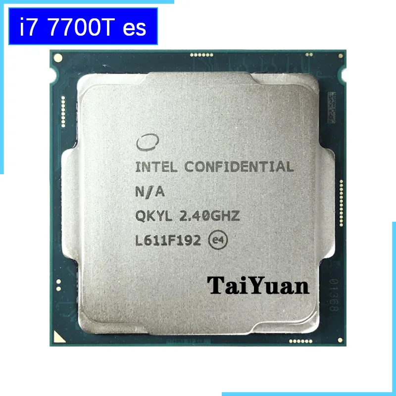 Процессор Intel Core i7 7700T ES QKYL 2 4 ГГц четырехъядерный восьмипоточный процессор 8 Мб 35