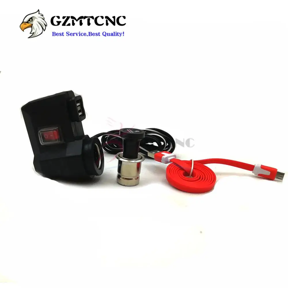 Для BMW F800R F800GS F650GS F700GS R1200GS R1200RT двойной USB порт + прикуриватель Подходит Мобильный