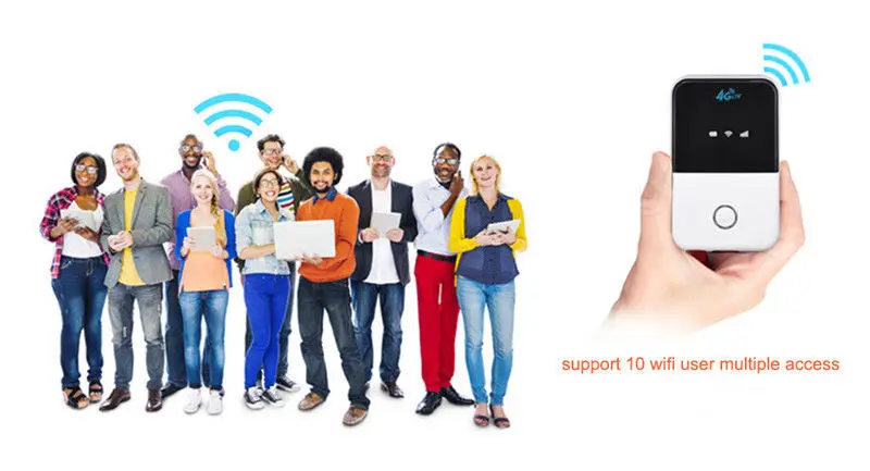 Мини Портативный 4G LTE Wifi беспроводной маршрутизатор карманная Мобильная точка доступа слот для sim-карты SP для улицы или автомобиля