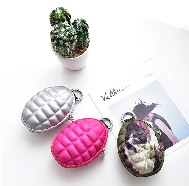 Новые многофункциональные кошельки камуфляжной расцветки в форме гранаты для