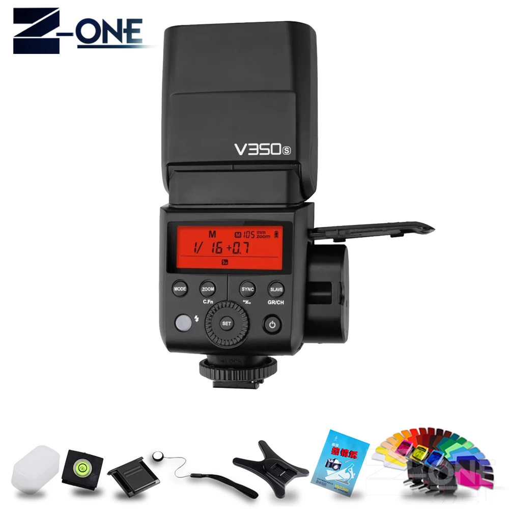 

Godox V350S TTL HSS 1/8000s Speedlite Flash with Built-in 2000mAh Li-ion Battery for Sony A77, A77 II, A7R, A7R ILCE-6000L, RX10