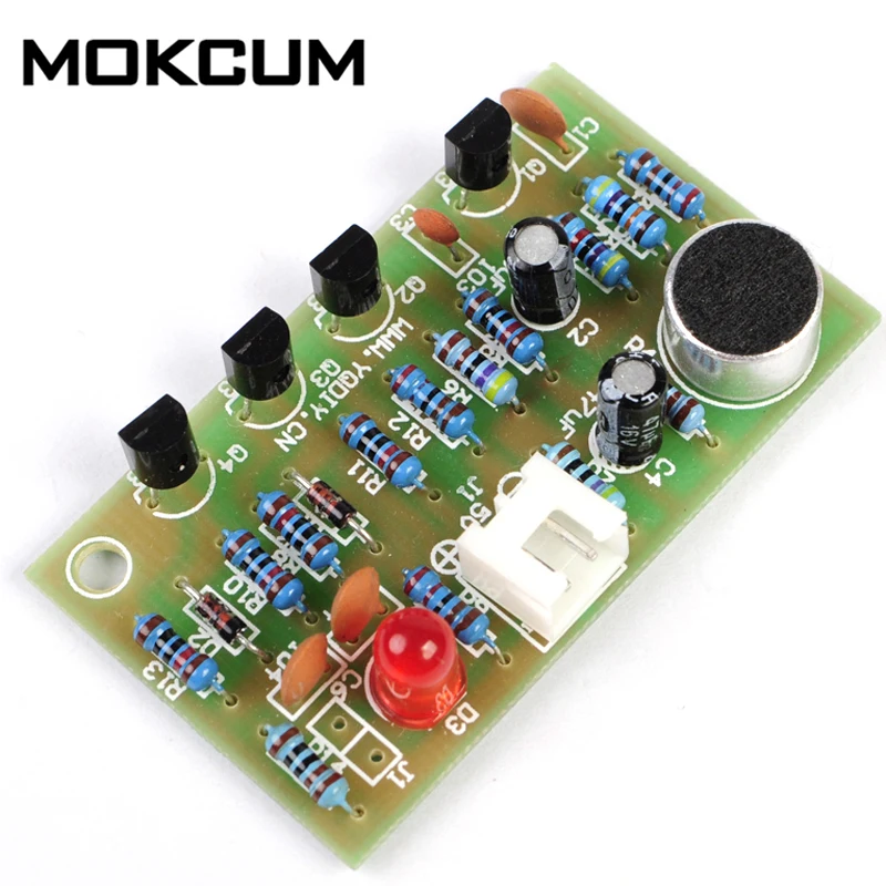 Электронный хлопковый набор переключателей DIY Kit звуковой датчик электронная схема костюм DIY встроенный модуль голосовой переключатель